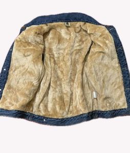 Denim Jacket with Sherpa Lining