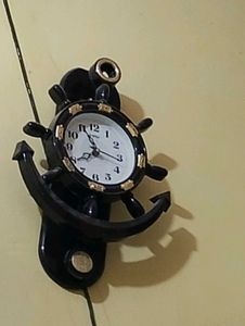 Nautical Ship Wheel Wall Clock