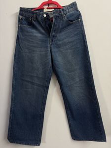 Classic Blue Wide Leg mid waist jeans