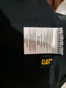CAT Logo Black T-Shirt-OG size 36
