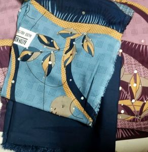 Embroidered Cotton Salwar Kameez Set