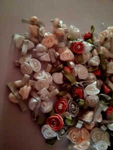 HANDMADE SATIN FLOWERS FOR SALE!!