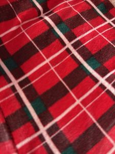 Red Plaid Baby Leggings