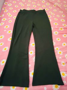 Dark Green Flared Pants