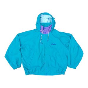 Nautica Teal &amp; Purple Windbreaker Jacket