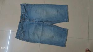 Blue Denim Capri