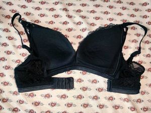 Black Lace Bra