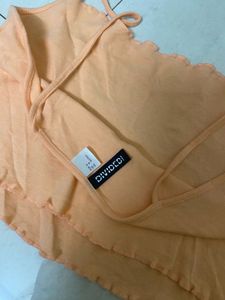 Orange Cami Tank Top