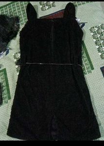 Sparkling Black Sequin Gown