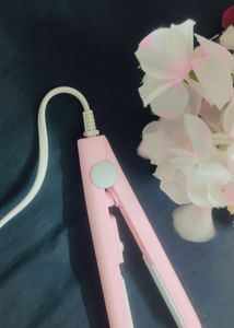 Mini Pink Hair Straightener