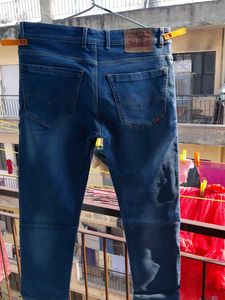Dark Blue Denim Jeans