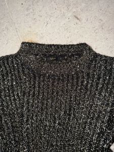 Sparkling Metallic Knit Party Wear Top (Imported)
