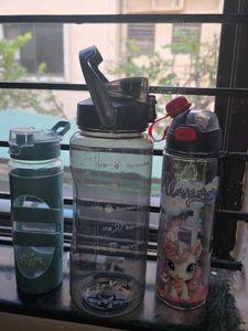 Set of 3 Reusable Water Bottles