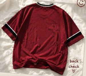 Red "Los Angeles 91" Oversized Tee