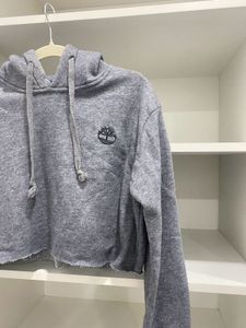 Timberland Grey Solid Hoodie