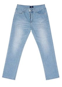 Light Blue Denim Jeans | Men's Straight Fit |