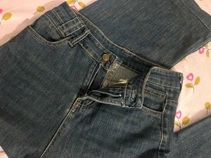 Deep navy blue wash jeans