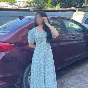 Floral Print Maxi Dress