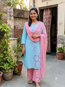 3-ComboOffer-(3NewKurtis+2-Plazzos+1-Dupatta)Set