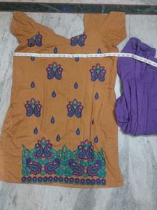 Embroidered Kurta and Pant Set