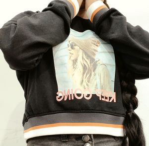 Black Sweatshirt TOP