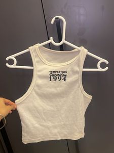 White goth Tank Top