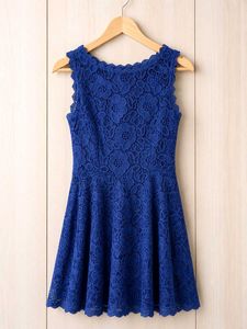 Stunning Royal Blue Fit & Flare Dress