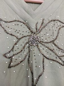 Embellished V-Neck Sleeveless Top