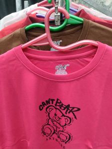 Pink Bear Graphic Tee