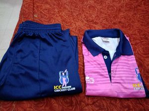 ICC Cricket club dress tshirt lower with woolen ja