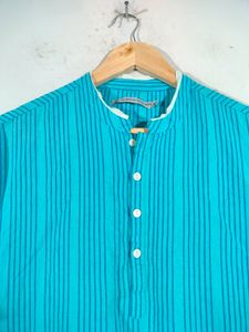 Cyan Blue Kurtas (Men's)