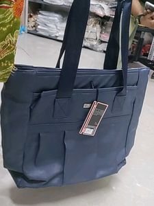 Stylish Dark Blue Tote Bag