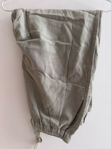 Zara- Sage Green Linen Blend Pants