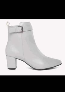 Stylish White Ankle Boots