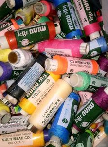 Assorted Colorful Sewing Threads