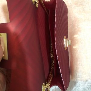 Red luxury sling/ shoulder bag