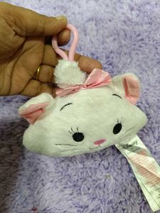 Disney Marie Cat Plush Keychain