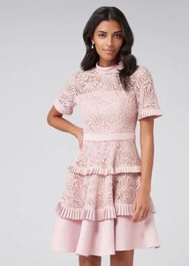 FOREVER NEW Lace Tiered Dress