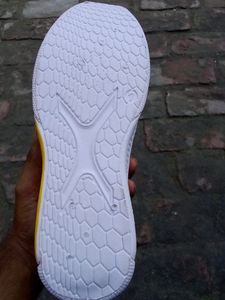 DARK YELLOW And White Combination Of Shoe for Men