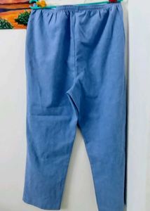 Light Blue Casual Pants