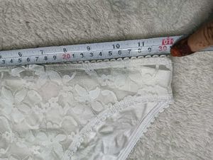 White Lace Briefs with Bow ♥️