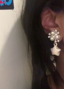 y2k stare heart hoops earrings set
