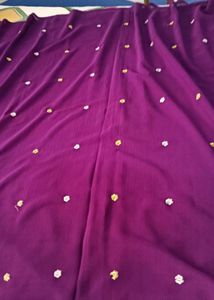 Beautiful Purple Saree