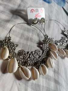 Boho Shell Hoop Earrings