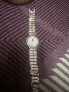 LG Water Resistant Silver Chain Watch Unused