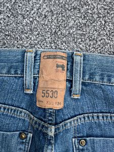 Classic Blue Wash Distressed Jeans