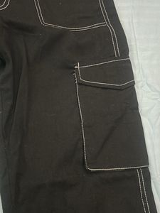 black baggy pants
