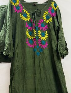 Embroidered Kurta with Pants