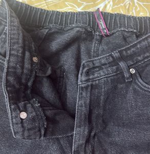 Black Wash Denim Jeans