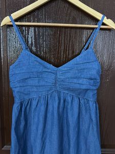 GAP Denim Strappy Dress